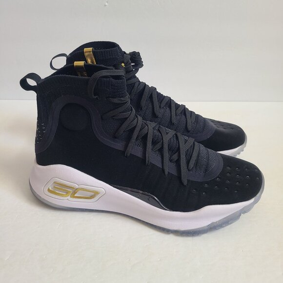 NEW Under Armour Curry 4 More Dimes Basketball Shoes 1298306-001 Size 9 Black main image 7